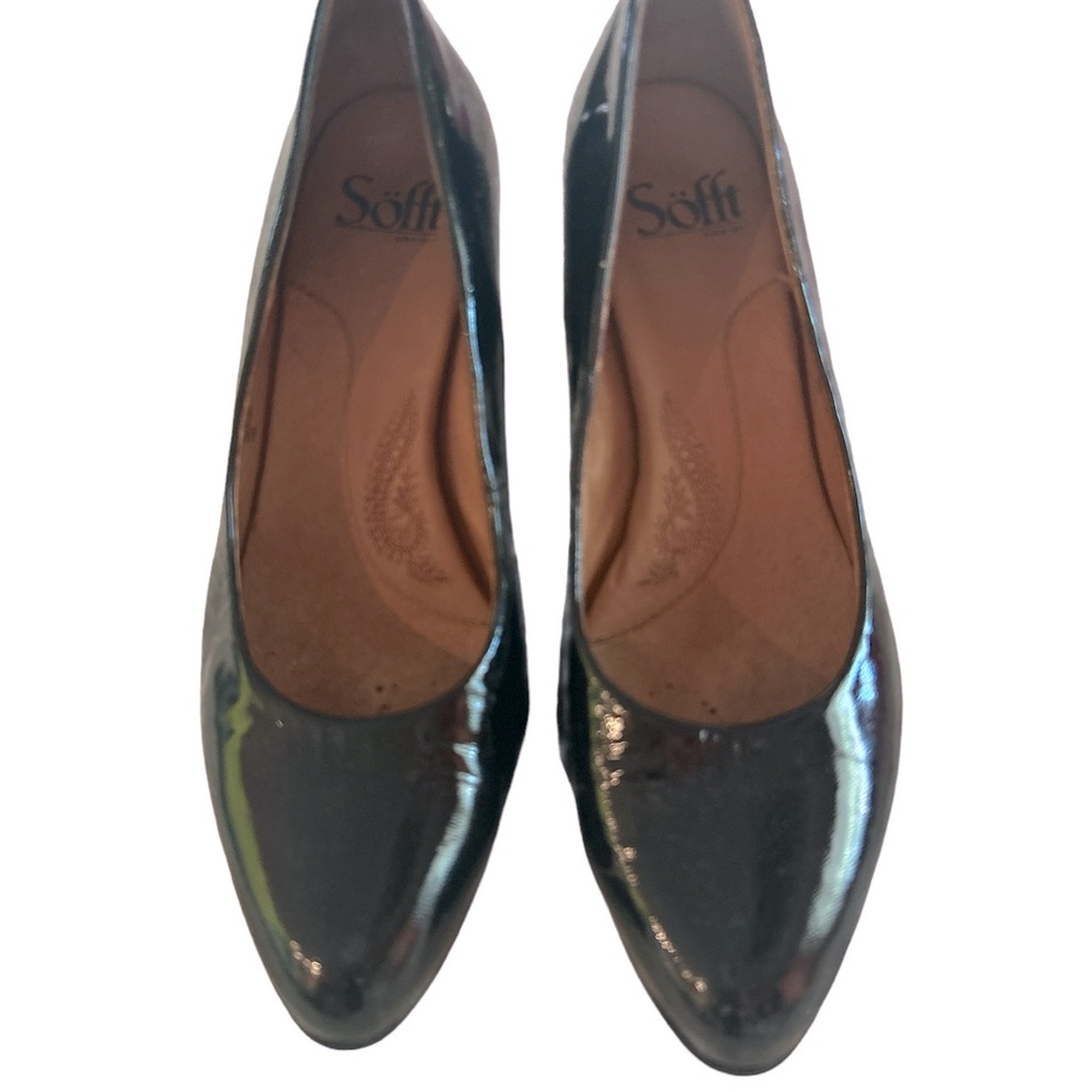 Sofft brand black patent leather heels. Size 8.5